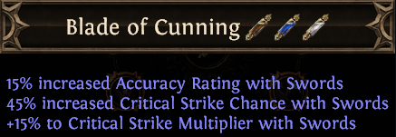 blade of cunning